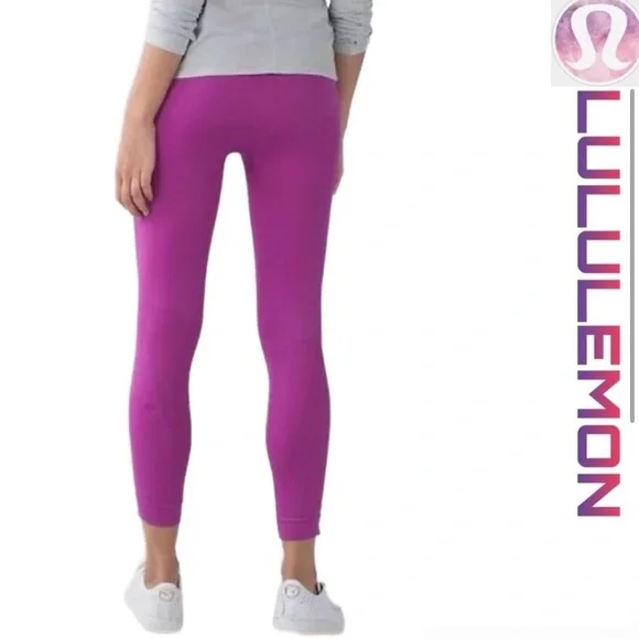 Lululemon Seamless High Rise Crop Leggings - Picture 2 of 7